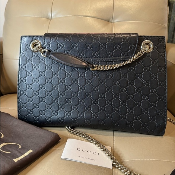 Gucci Emily Guccissima Chain Shoulder bag pristine condition authentic RARE - Picture 5 of 16